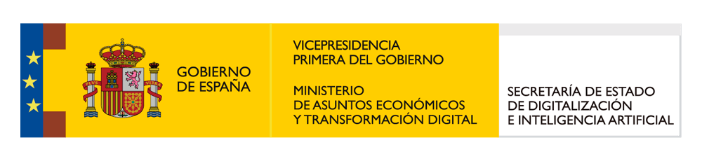 Gobierno de España - Vicepresidencia primera del gobierno - Ministerio de asuntos económicos y transformación digital - Secretaría de estado de digitalización e inteligencia digital.